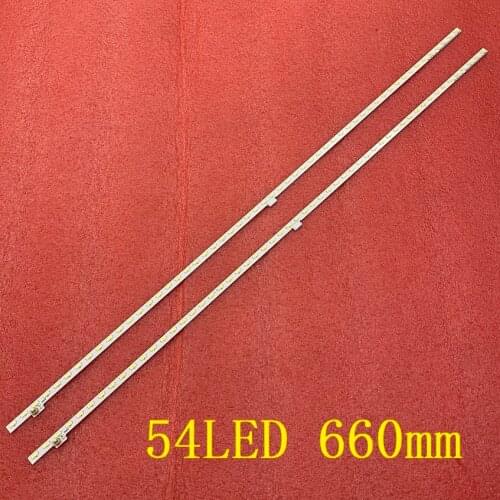2pcs/set 54LED 659mm LED backlight strip For Sharp LC-60LE660U LC-60LE661U 2015SSP60 7030 54 LM41-00090S RUNTKB270WJZZ