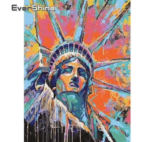 EverShine Diamond Embroidery Cartoon 5D DIY Handmade Gift Home Decor Diamond Painting Building Handicrafts Cross Stitch Kits