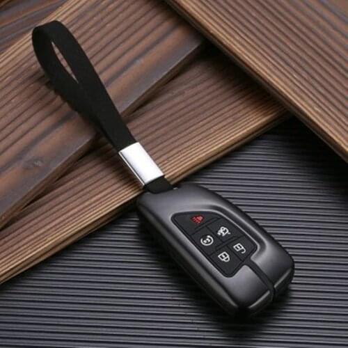 Aluminium Alloy+Silicone remote car key case holder For Cadillac CT5 2019 2020 5Button key cover bag
