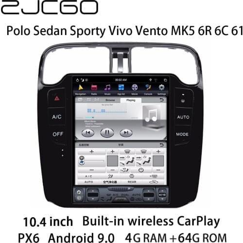 Car Multimedia Player Stereo GPS DVD Radio Navigation NAVI Android Screen for Volkswagen Polo Sedan Sporty Vivo Vento MK5 6R 6C
