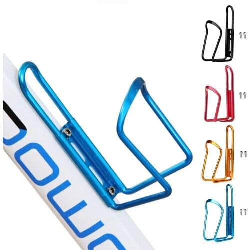 Aluminum Alloy Bicycle Bottle Holder Classic Cycling Drink Rack Bottle Solid Accessories for Mountain Bike Water Cage