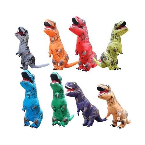 Dult Fantasy T REX Inflatable Costume Halloween Cosplay t rex Costumes Dinosaur Costume Party Fancy Dress for Men Women