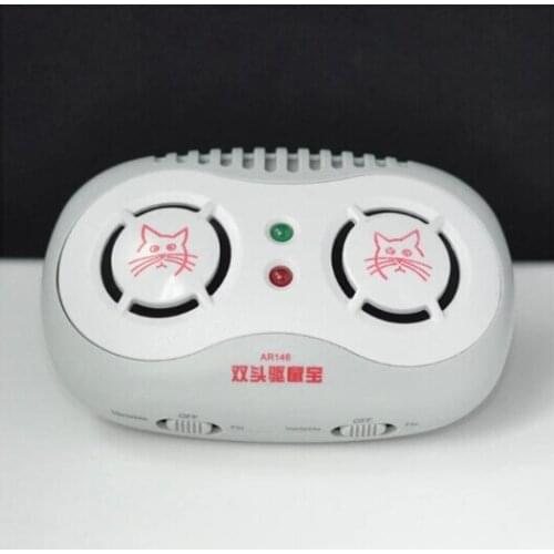 Two Channels Ultrasonic Rat Control Device,Mouse Chaser,Mouse Repeller Smart Sensor AR146