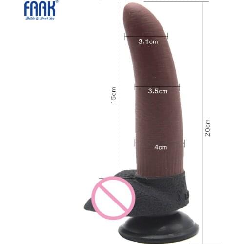 FAAK 2018 New Arrival Sex Toys Animal Dildos Silicone Big Dildo Realistic Deer Penis Female Masturbator Dildos for Women