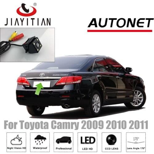 JiaYiTian Rear View Camera For Toyota Camry 2009 2010 2011 2012 CCD Reversing backup Camera Parking Assistance reserved hole