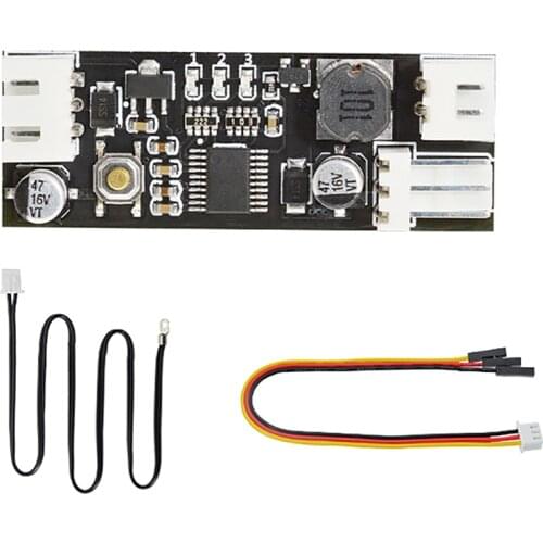 Temperature Controller Module Single 12V DC PWM 2-3 Wire Fan Temperature Control Governor Computer Fan