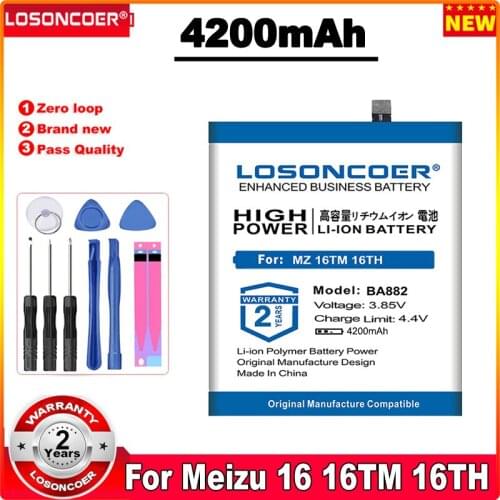 LOSONCOER Meizu 16 Phone Batteries