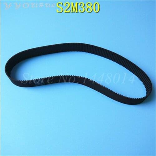 Mimaki CR belt motor gear small belt 380-S2M O ring belt for Mimaki JV33 JV5 TS3 JV34 JV3 JV4 printer flat timing belt S2M380