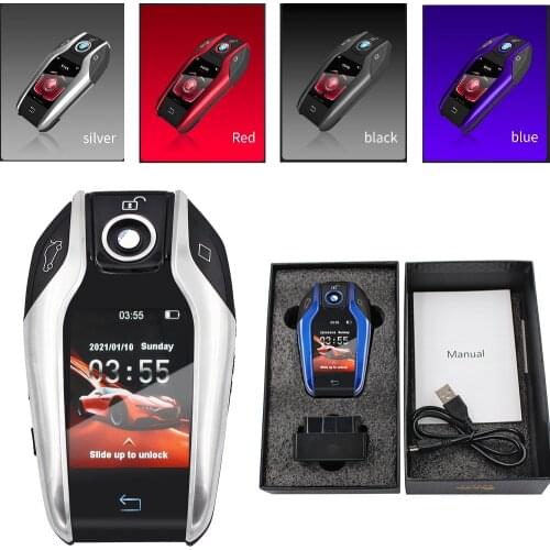 Modified Boutique Smart Remote Car Key W/ LCD Screen with OBD for BMW for Ford Mazda Toyota Porsche Honda Cadillac