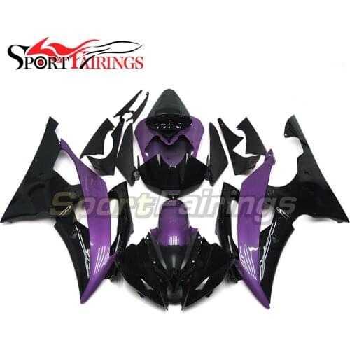 Purple Black Fairings For Yamaha YZF 600 R6 08 09 10 11 12 13 14 15 2008 - 2015 Injection ABS Plastics Fairing Kit Full Covers