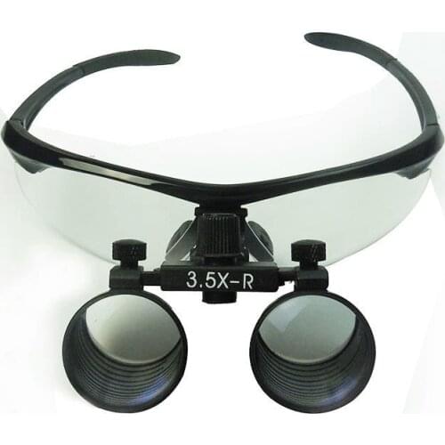 3.5X Ophthalmic Binocular Dental Magnifier Optical Glass Surgery Loupe Portable Clamp Clip Medical Magnifying Glass