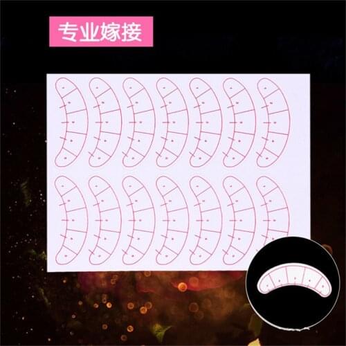 70 pairs Eye Sticker For Eyelashes Extension Grafted Eyelash Eye Pads Paper Patches Wraps Practice Patches Make Up Tools