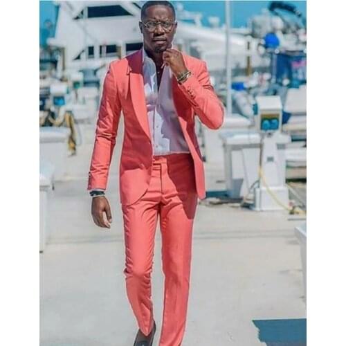 Jacket+Pants)Slim Fit Male Suit Shawl Lapel 2 Piece Groom Tuexdos For Wedding Formal Prom Suit Party Evening Blazer Custom Made