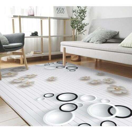Simple cherry blossom jewelry flower three-dimensional geometric circle living room bedroom bedside floor