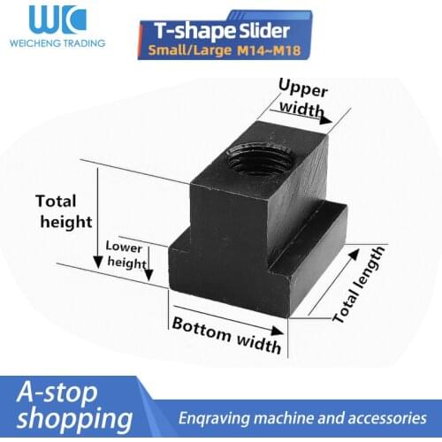 Size t-nut t-nut t-block m6m8m10m12m14m16m18m20-30T-type slider 45#steel hardened with screw hole