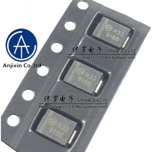 10pcs 100% orginal new Zener diode 1SMB5916BT3G silk screen 916B 4.3V 3W SMB real stock