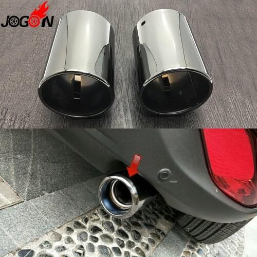 Top Stainless Steel Rear Tail End Tip End Pipe Exhaust Muffler Cover Trim For Mazda 3 6 Atenza Axela CX-3 CX-5