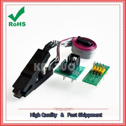 SPI BIOS FLASH Free Release Test Burn Clip SOP8 24C 93C 25LF online programming download