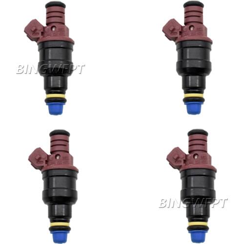 4pc Fuel Injector Nozzle Bico 0280150431 High Performance For SAAB 9-3 900 9000 2.0L 2.3L I4 TURBO 94-01 0 280 150 431