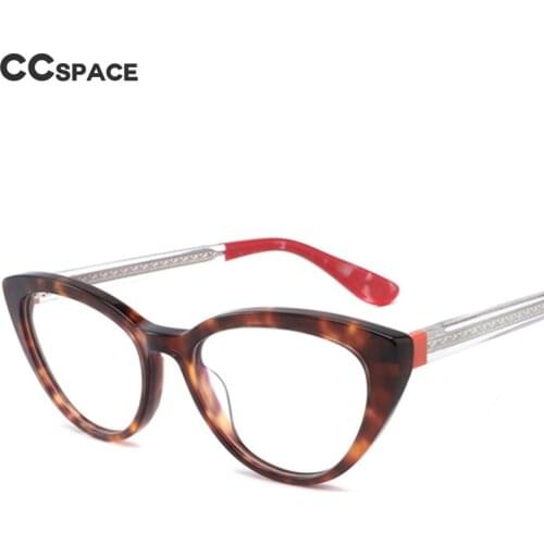 49999 Plate Womens Cat Eye Glasses Frame Optical Fashion Computer Eyeglasses