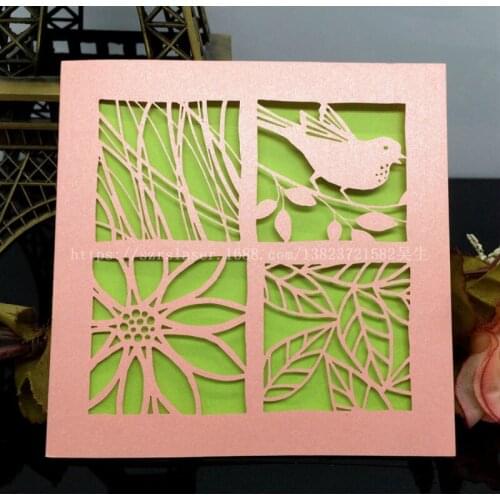 50pcs invitation cards congratulations card Christmas Cards blessing gift Postcards for Festive day wedding souvenirs gift 5Z