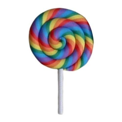 87HD Handmade Infant Baby Soft Pottery Lollipop Newborn Photography Props Decorations