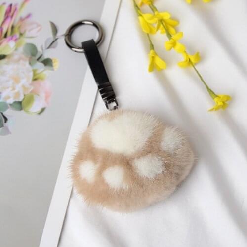 9CM High Quanlity Cute Key Chains Claw Toy Car Keychain Bag Decoration Plush Gift For Girlfriends