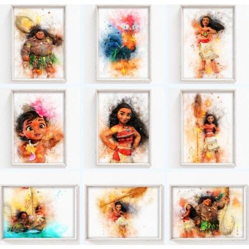 5D Diamond Painting Disney Watercolor Cartoon Animals Painting Abstract Wall Art Pictures for Living Room Decor Cuadros