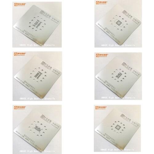 Amaoe Nand Flash EMMC BGA221 BGA153 BGA162 BGA186 BGA254 BGA169 BGA Reballing Stencil Heating Reball Tin Net Template