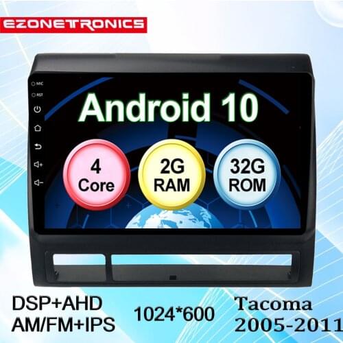 Android 10 Car Multimedia System 9 Inch RDS AM FM BT GPS Navigation Mirror Link Radio Player 2G+32G For Toyota Tacoma 2005-2011