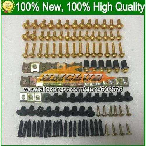 Fairing bolts full screw kit For Aprilia RS4 125 RS125 12 13 14 15 16 RS 125 2012 2013 2014 2015 2016 CL183 Nuts bolt screws Nut