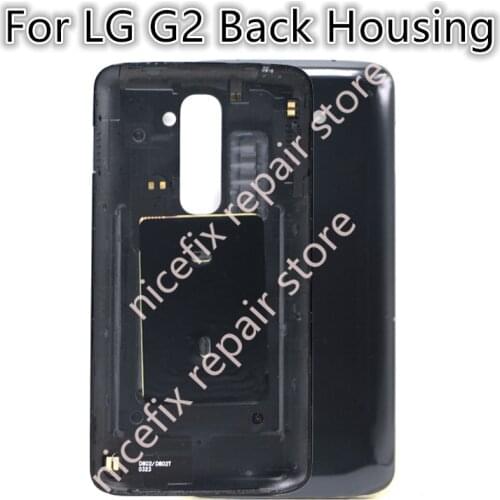 Black & White Battery Cover Housing For LG G2 D800 D802 LS980 VS980 Back Case back housing back cover +Free shipping