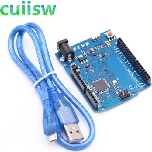 Cuiisw Leonardo R3 Microcontroller Atmega32u4 Development Board With USB Cable Compatible For Arduino DIY Starter Kit