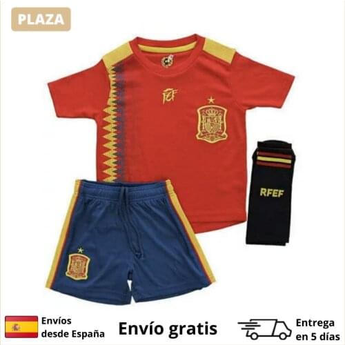 EQUIPACION INFANTIL Spanish selection of official football REPLICA 3 pieces