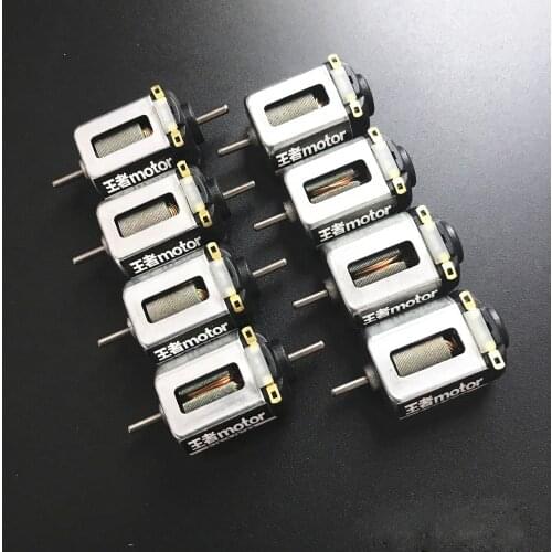 Double Shaft/Single Shaft Motor Hand Winding Brass Brush Strong Magnetic High Speed Motor for Mini 4WD Car Model