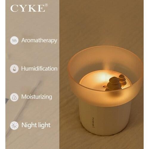 ELOOLE Creative USB Portable Mini Air Humidifier Diffuser Purifier Spray Aromatherapy Atomizer With Light No Noise For Home Car