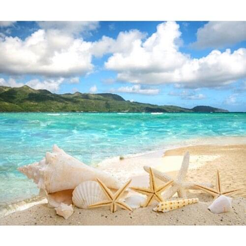 Kexinzu Full SquareRound Drill 5D DIY Diamond Painting Shell conch Embroidery Cross Stitch 3D Home Decor t645