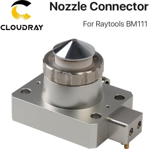 Cloudray Nozzle Connector of Raytools Laser Head BM111 For Fiber Laser 1064nm Cutting Machine