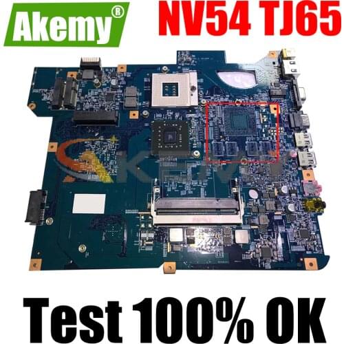 AKEMY MBWDG01001 MB.WDG01.001 MBWDD01001 For Gateway NV54 TJ65 laptop motherboard 48.4BU01.01N 554BU01031G DDR2