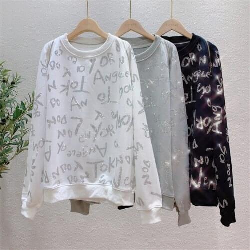 NANCYLIM Women's Sweatshirts With Inscriptions