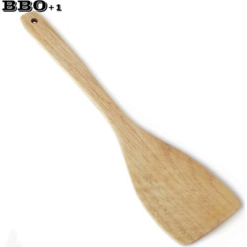 Natural Wooden Long Handle Turner Shovel Spatula Wood Cooking Tools Household Kitchen Utensils Gadgets salad noodles