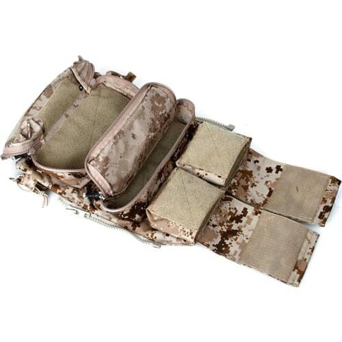 New Sports Tactics Attack Back Vest Zipper Bag AOR1 Ribbon Imported From USA