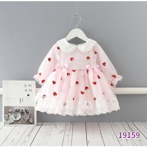 2021 Ins New Girls Dresses Baby Lovely Dress 0-4 Years Baby Clothing Girls Dress