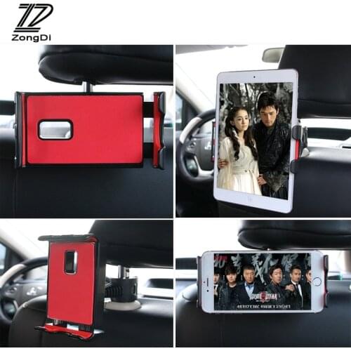 ZD 1X Car seat back iPad stand Phone bracket For Ford focus fiesta ranger Toyota corolla yaris Peugeot 307 407 207 accessories