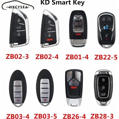 HKCYSEA Universal ZB01 ZB02-3 ZB02-4 ZB03 ZB04 ZB05 ZB06 ZB10 ZB22 ZB26 ZB28 KEYDIY KD Smart Key Remote for KD-X2 Key Generator
