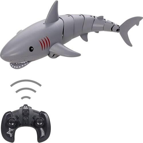 K23 Mini RC Shark RC Fish Remote Control Toy 2.4G Underwater RC Boat Electric Racing Boat Spoof Toy Summer Outdoor Toy