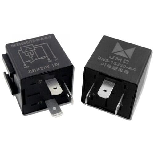 3pin 12v Auto Relay Lamp Flasher Car Relays black