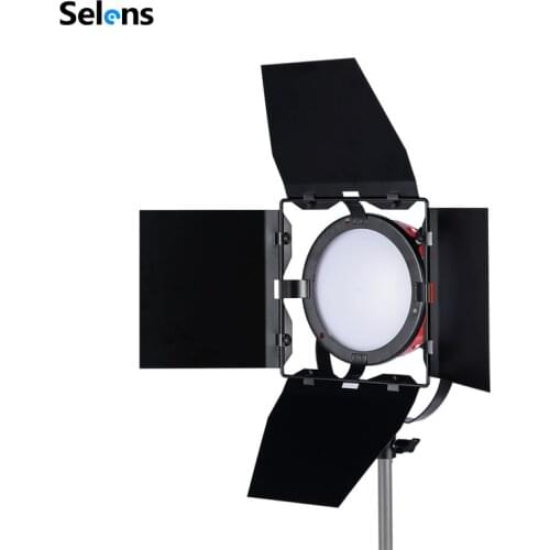 Selens Studio Light 65W 5500K 104 Beads LED Red Head Dimmable Light with Stand for Photo Photography Portrait Product Shooting S