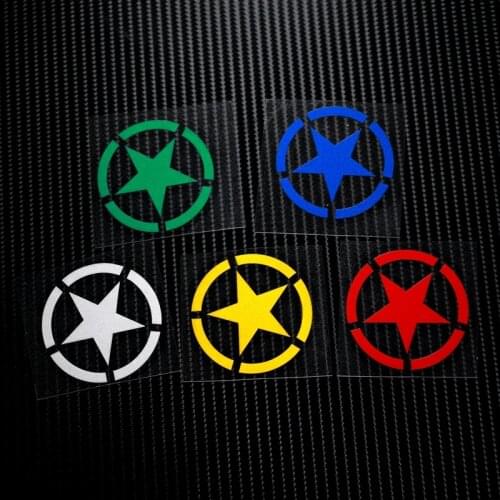NO.LS001 Military Reflective Safe Caution Reflective Stickers&Decals MOTO GP Motocross Bike Helmet Windshield ATV Stickers