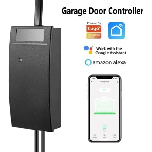 Wifi Garage Door Controller Switch For Tuya Smart life APP Remote Conrtrol Wireless Automation Work with Alexa Google Home
